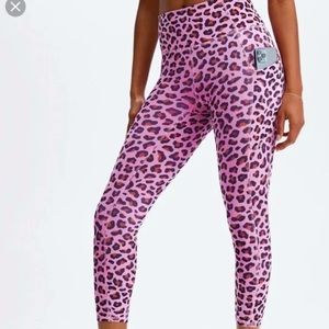 Pink Cheetah Print Leggings